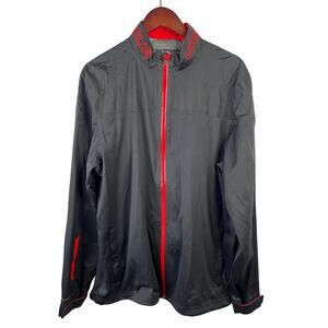 Under Armour Storm Jet Black Ultimate Jacket Men's Size Large 100% Waterproof